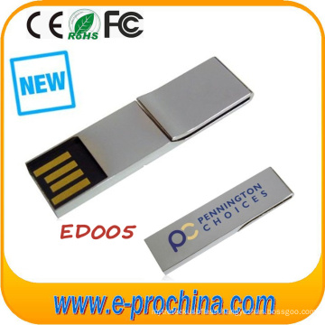 Solid Metal USB Flash Drive Model with Boomark/Paper Clip (ED005)